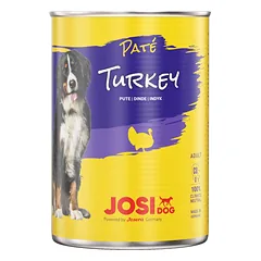 Šlapias šunų maistas Josera JosiDog Pate Turkey, kalakutiena, 0.4 kg