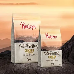 Purizon šaltai spaustas ekonominė pakuotė, sausas maistas katėms 2 x 2,5 kg — 3 nuotrauka