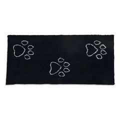 Dogs Gone Smart Dirty Dog Doormat Runner durų kilimėlis, juodas