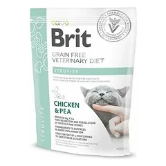 Brit Veterinary Diets Cat Struvite veterinarija sausa maisto katėms, 0,4 kg