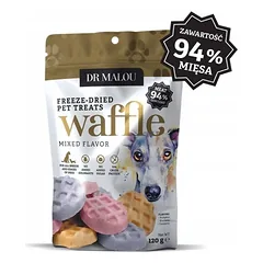 DR MALOU Waffle Mixed Flavor Wafle 120 g liofilizuotos vištienos