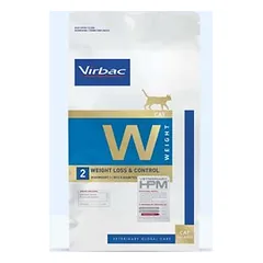 Virbac Veterinary HPM Cat Weight Loss and Control W2, sausas maistas katėms, Sparpaket: 2 x 7 kg — 3 nuotrauka