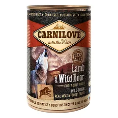 Carnilove Wild Meat Lamb&Wild Boar 6x 400g