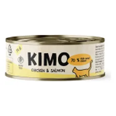 Kimo Cat Chicken & Salmon 70 g parduotuvėje petreon.lt