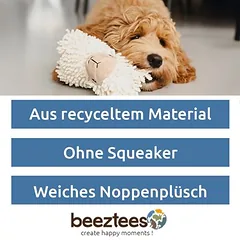 beeztees ECO žaislas šunims, avis Jovi, L 26 x B 6 x H 21 cm — 2 nuotrauka