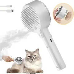 MCBOSON 4-in-1 Dampfbürste für Katzen