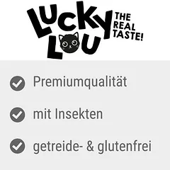 Lucky Lou Adult su paukštiena ir vabzdžiais, sausas maistas katėms, 1,5 - 2,9 kg — 3 nuotrauka
