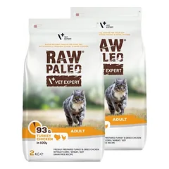 Vetexpert Raw Paleo Adult Cat 2x2kg
