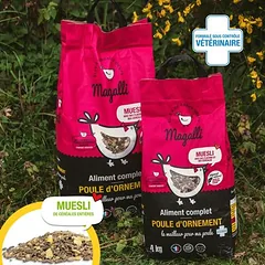 MAGALLI - Magalli Alleinfuttermittel für Zierhühner - Schönheit und Gesund
