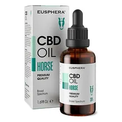 EUSPHERA CBD-Öl für Pferde – unterstützt Vitalität und Regeneration