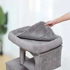 Draskyklė 84 cm., šviesiai pilkos spalvos — 5 nuotrauka