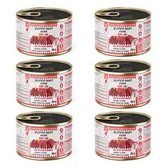 SUPER RAFI Mini Pure Line su jautiena ir batatais 6x185g drėgnas maistas mažų veislių šunims