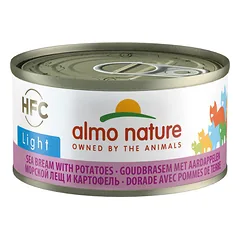 Almo Nature HFC Jelly Sea Bream With Potatoes drėgnas maistas suaugusioms katėms, 70 g