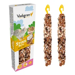 VADIGRAN Stixx Nuts triušiams, jūrų kiaulytėms 115g 2vnt (10)