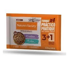 Nature's Variety Bites padaže Adult drėgnas maistas katėms 44 x 85 g — 3 nuotrauka