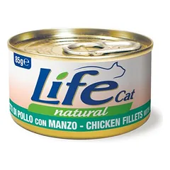 Life Cat Natural Adult drėgnas maistas katėms 6 x 85 g — 5 nuotrauka