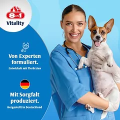 8in1 Vitality multivitaminų tabletės šuniukams, papildas — 3 nuotrauka