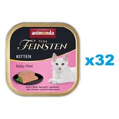 ANIMONDA Vom Feinsten Kitten Baby Pate mėsos pasta 32x100 g