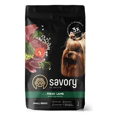 Savory Trockenfutter für kleine Hunde mit Lamm