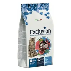 Exclusion Mediterraneo Cat Adult Tuna katėms su tunu 1,5 kg
