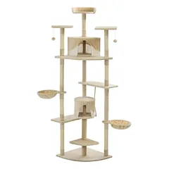 Prolenta Premium draskyklė katėms Junction City, 103 x 77 x 203 cm, ruda, poliesteris: 100 % — 5 nuotrauka