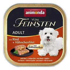 Animonda Vom Feinsten Adult konservai šunims su jautiena ir vištienos krūtinėle