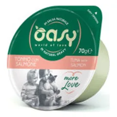 Oasy More Love Cup konservai su tunu ir lašiša katėms