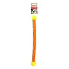 Flamingo žaislas šunims Lipa, lazda su 2 rutuliais, Ø 4,9 x L 45,8 cm — 2 nuotrauka