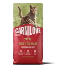 Carnilove Cat Active Sterilised su antiena ir fazanu, sausas maistas katėms 6 kg parduotuvėje akvanamai.lt