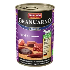 ANIMONDA GranCarno Adult Dog, skonis: jautiena + ėriena, 400 g