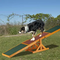 Šunų vikrumo treniruočių sūpynės Relaxdays 10023710.0, 180 × 53,5 × 30 cm — 2 nuotrauka
