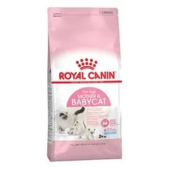 ROYAL CANIN Mother&Babycat Sausas maistas nėščioms ir žindančioms katėms bei kačiukams nuo 1 iki 4 mėnesių amžiaus, 2 x 2 kg