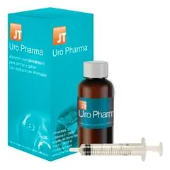JT Pharma Uro Pharma papildai šunims ir katėms su inkstų nepakankamumo ir šlapimo takų ligų atvejais, 55 ml