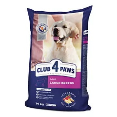 Club 4 Paws Large Breeds sausas pašaras didelių veislių šunims
