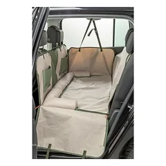 TRIXIE Wendbare Autoschondecke für Hunde mit Bodenplatte und Sichtfenster