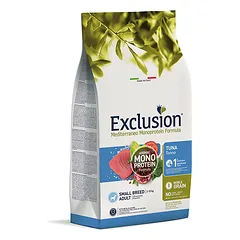 Exclusion Mono Protein Mediterraneo sausas pašaras mažų veislių šunims su tunu, S, 7 kg