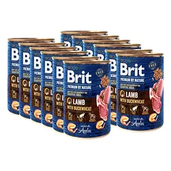 "Brit Premium by Nature" ėriena su BUCKWHEAT 12x400g