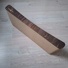 Kartoninė draskyklė-gultas katėms Mruu&Pruu SIGMA, ruda — 2 nuotrauka