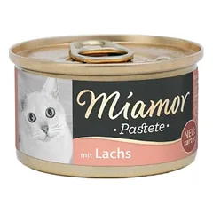 Miamor Pastete lašiša 85g skardinė