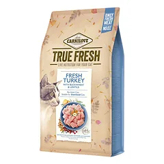 Carnilove Cat TRUE FRESH Turkey begrūdis sausas kačių maistas suaugusioms katėms su kalakutiena, 4.8 kg