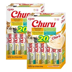 INABA Churu katėms - mišraus skonio su vištiena 40x14g