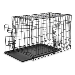 HAFENBANDE patalpų narvas šunims Twin Door, Vidutiniams 11–25 kg — 5 nuotrauka