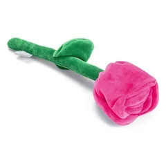 Beeztees Hundespielzeug Blumen Plüsch Tulpe Tulipa pink