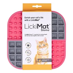 LickiMat Slomo Cat - laižymo kilimėlis katėms, Fioletowy / Twarda — 2 nuotrauka