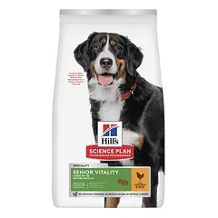 Hill's Science Plan Senior Vitality Mature Adult 6+ Large mit Huhn