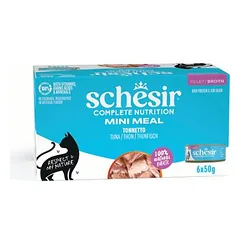 Schesir Complete Nutrition Filet in Brühe 6 x 50 g in Dosen