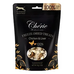 Cherie Dog Freeze-Dried Treats Chicken & Liver 40 g