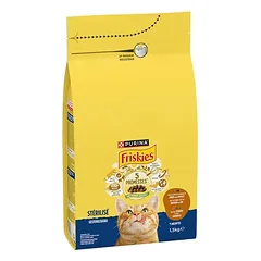 PURINA Friskies Sterilized su kalakutiena, vištiena ir daržovėmis, sausas maistas katėms, 1,5 - 2,9 kg — 2 nuotrauka