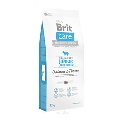 Brit Care Grain-free Junior Large Breed Salmon & Potato 12 kg