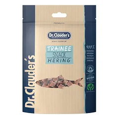 DR. CLAUDER'S Trainee Snack vytintos silkės skanėstai kubeliais šunims ir katėms, 80 g